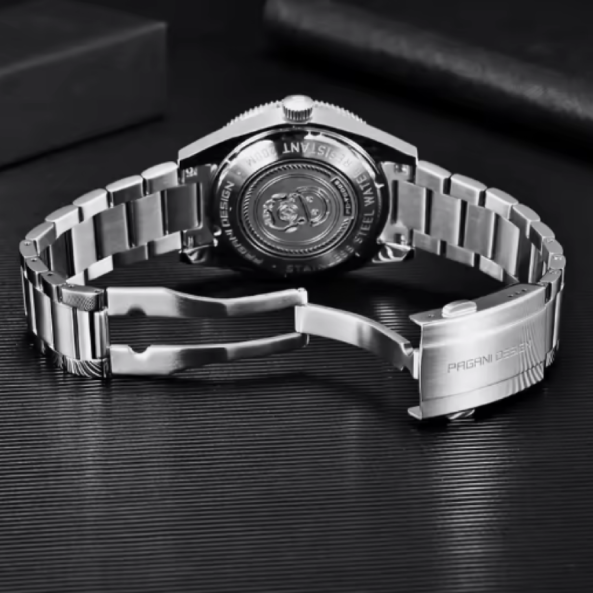 PAGANI DESIGN PDYS005 – Montre Mécanique Homme, Acier Inoxydable, Étanche 20 Bar