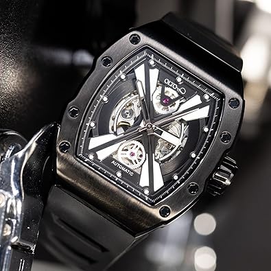 OLTO-8 Tonneau – Montre Automatique Homme, Édition Limitée de Luxe