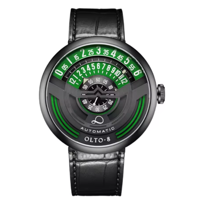 OLTO-8 – Montre Automatique Homme 46mm, Acier Inoxydable, Édition Limitée de Luxe