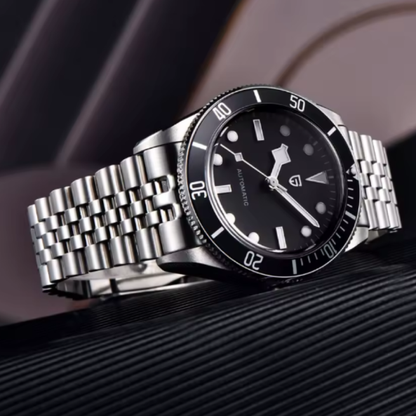 PAGANI DESIGN BB58 – Montre Automatique Homme, Étanche 100M, Bracelet Jubilé