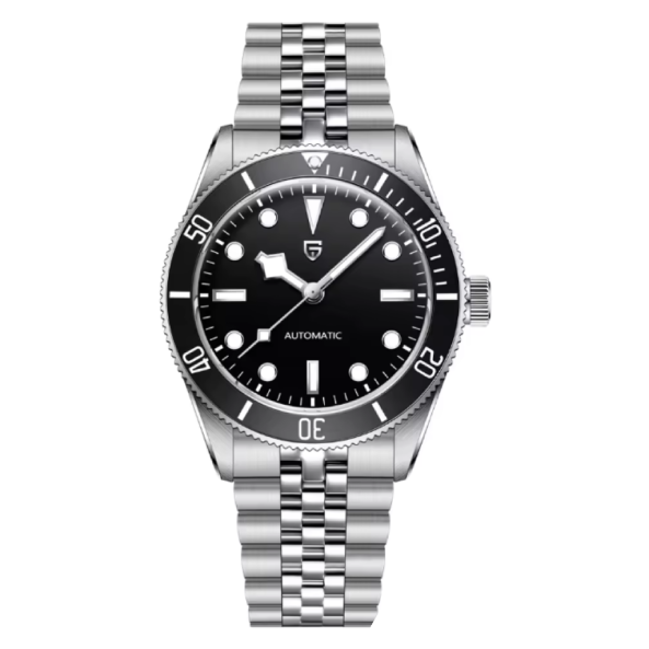 PAGANI DESIGN BB58 – Montre Automatique Homme, Étanche 100M, Bracelet Jubilé